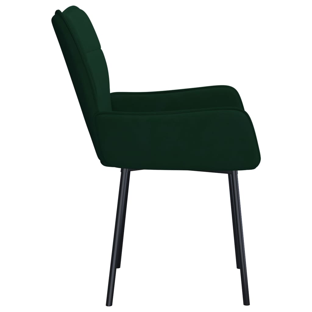 Eetkamerstoelen 2 st fluweel