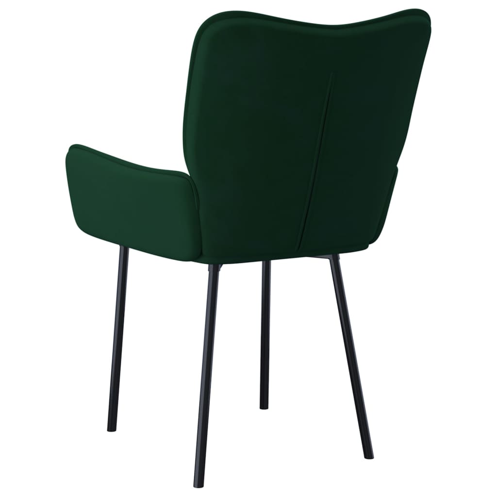 Eetkamerstoelen 2 st fluweel