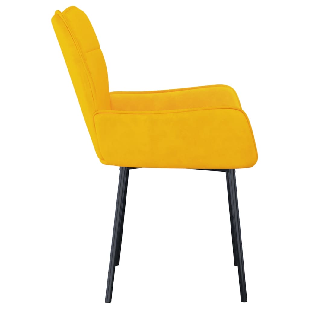 Eetkamerstoelen 2 st fluweel