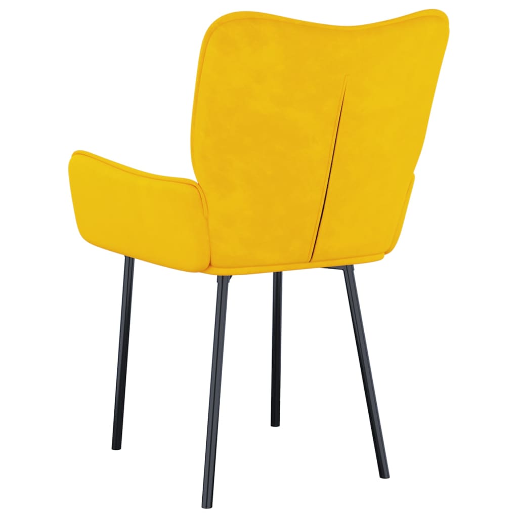 Eetkamerstoelen 2 st fluweel