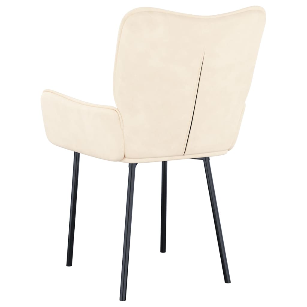 Eetkamerstoelen 2 st fluweel