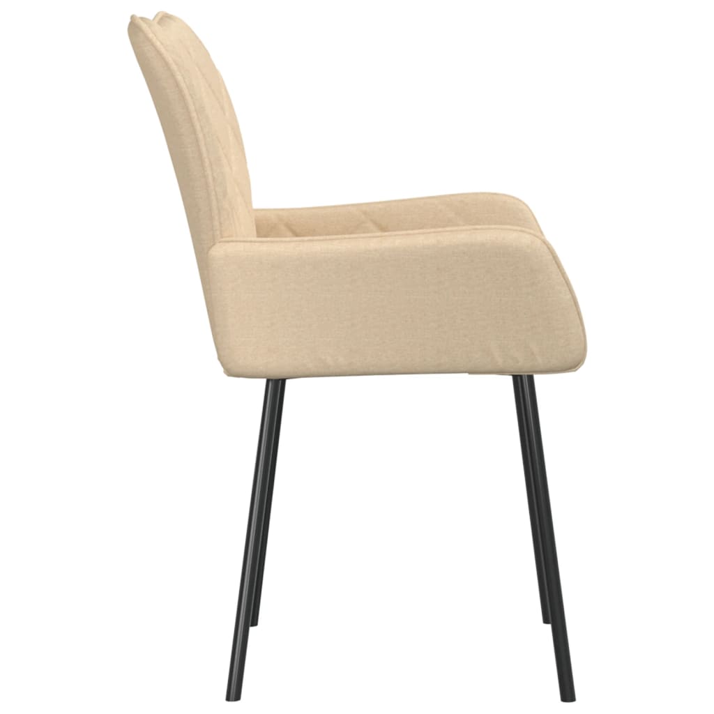 Eetkamerstoelen 2 st stof