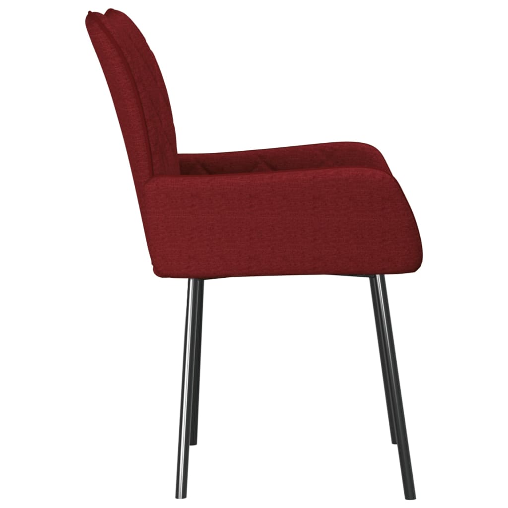 Eetkamerstoelen 2 st stof