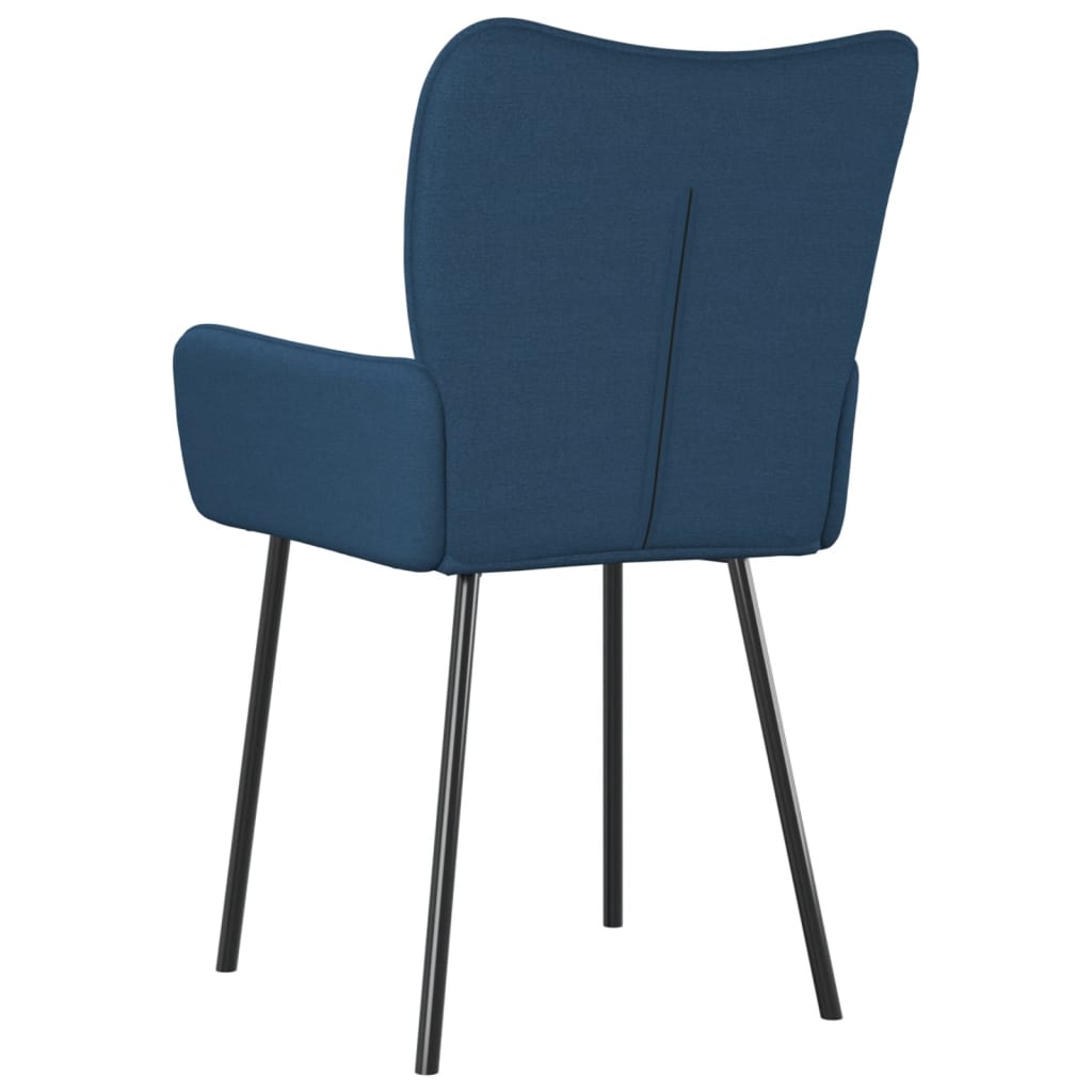 Chaises de salle à manger 2 pcs en tissu couleur crème