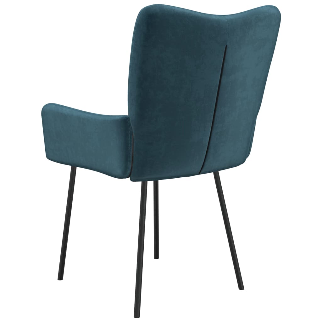 Eetkamerstoelen 2 st fluweel