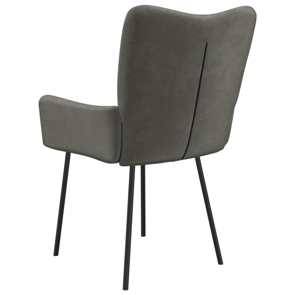 Eetkamerstoelen 2 st fluweel