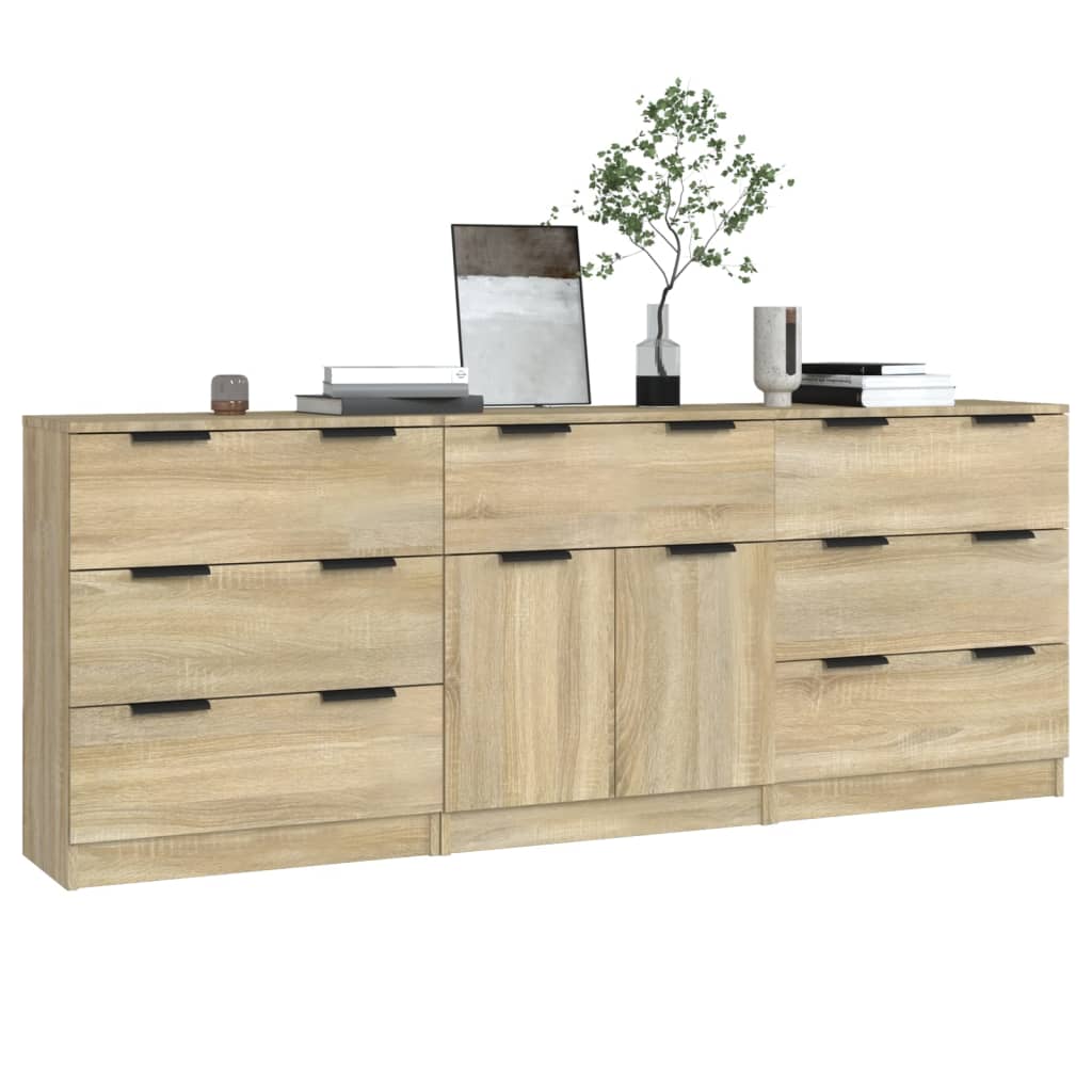 Buffets 3 pièces en bois