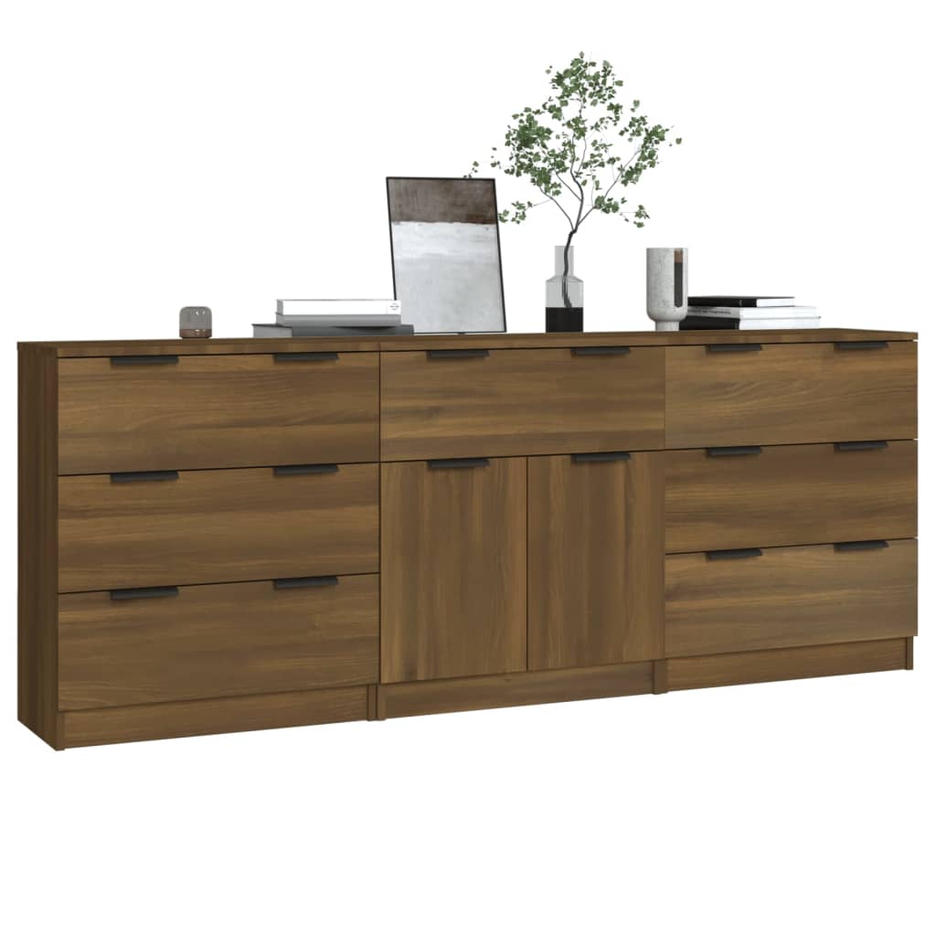 Buffets 3 pièces en bois