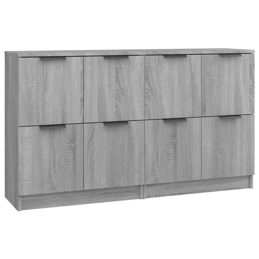 Buffets 2 pcs 60x30x70 cm bois fini