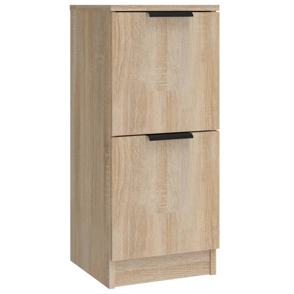 Buffets 3 pcs en bois ouvré couleur chêne