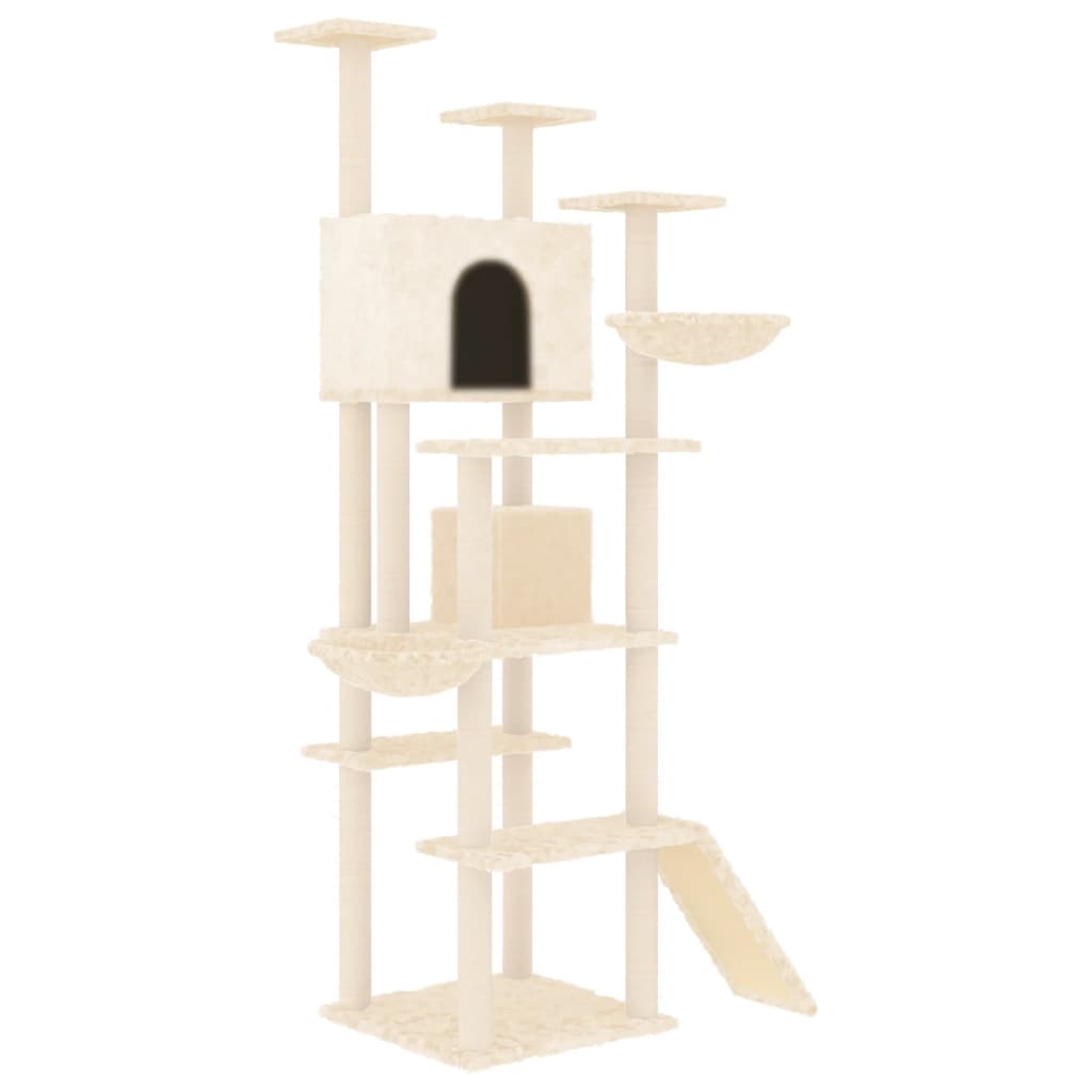 Meuble pour chat avec griffoirs en sisal 191 cm