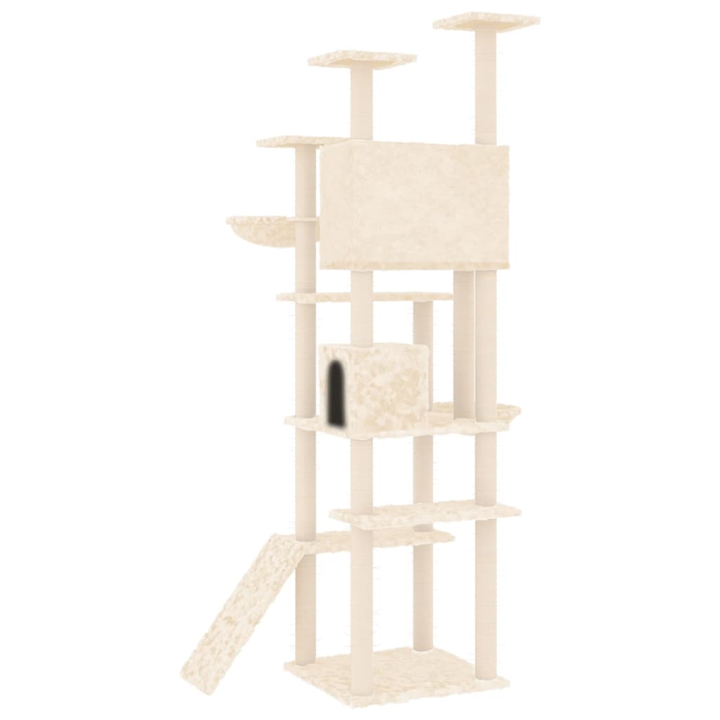 Meuble pour chat avec griffoirs en sisal 191 cm