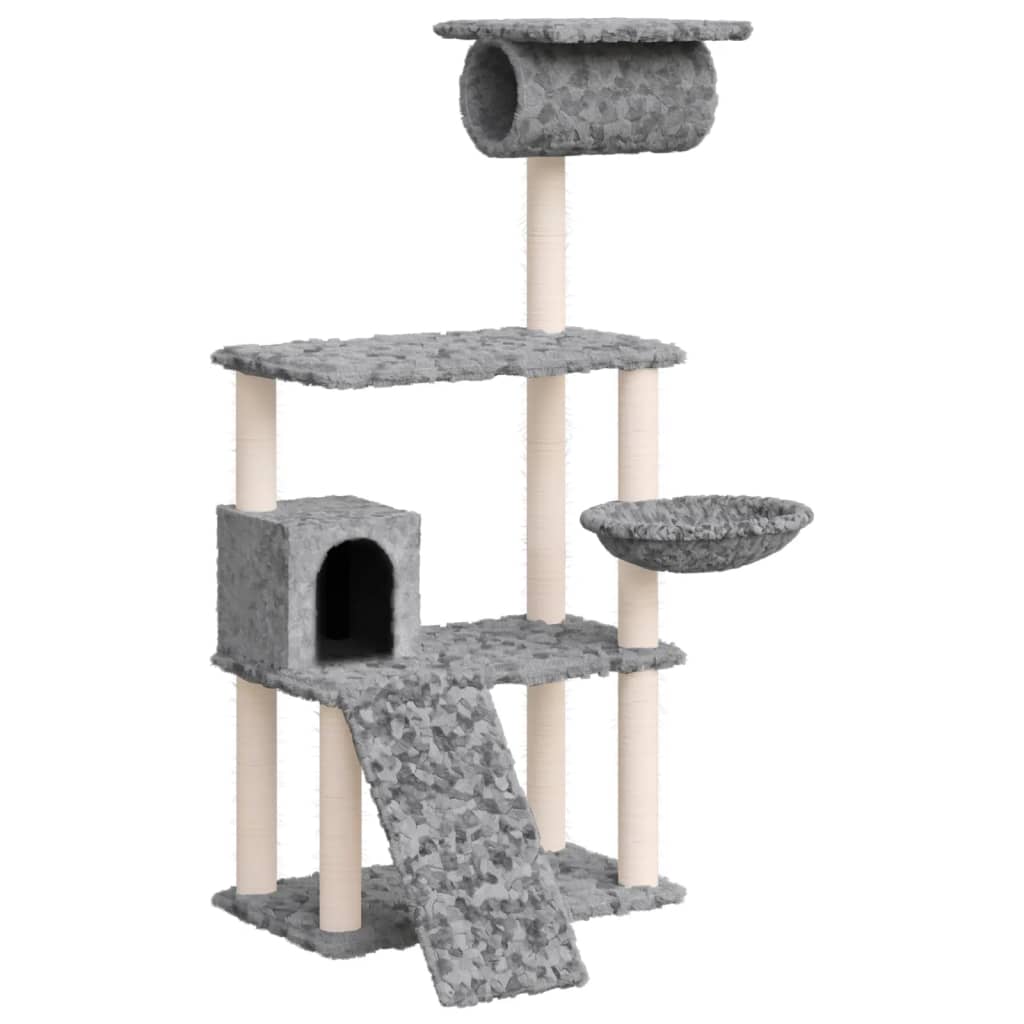 Meuble pour chat avec griffoirs en sisal 131 cm