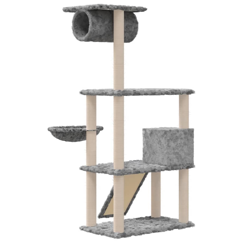 Meuble pour chat avec griffoirs en sisal 131 cm