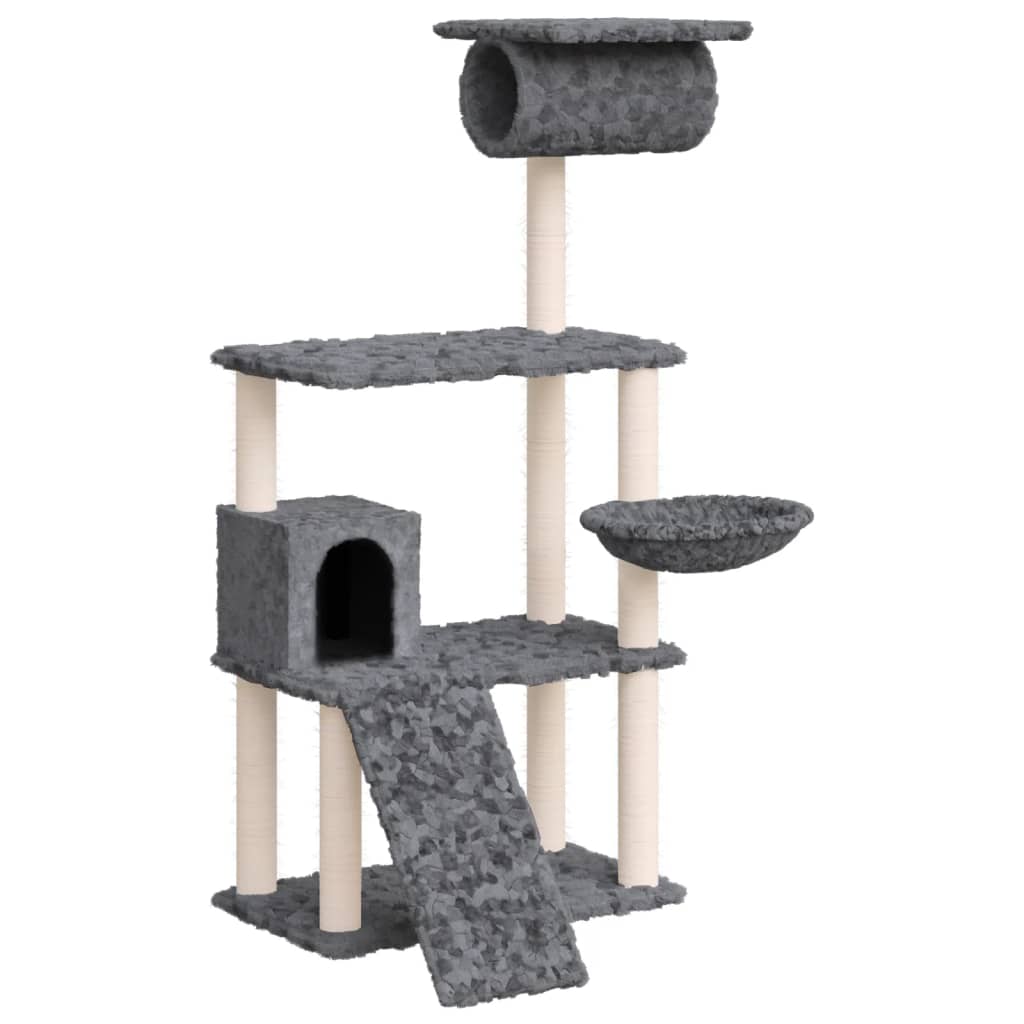 Meuble pour chat avec griffoirs en sisal 131 cm