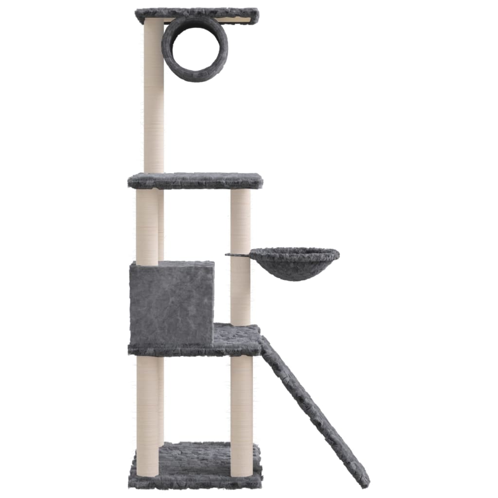 Meuble pour chat avec griffoirs en sisal 131 cm