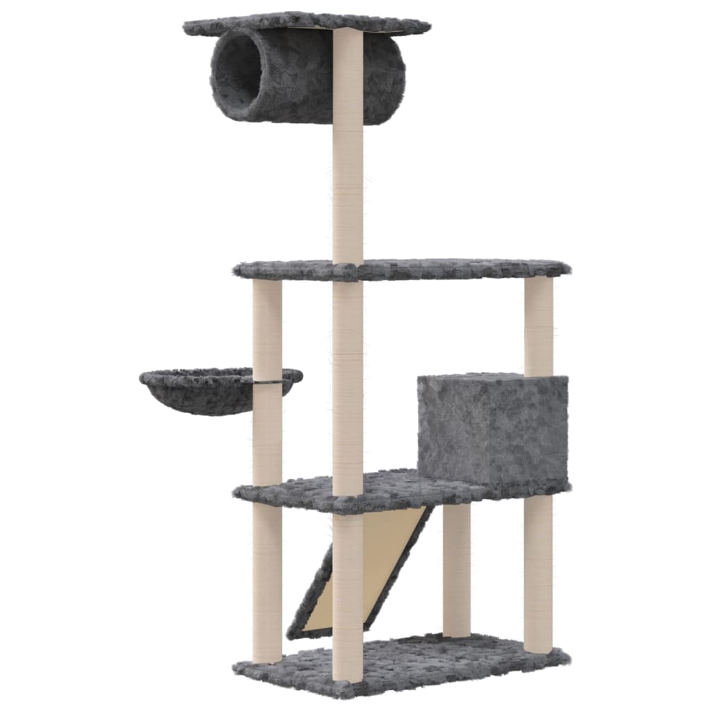 Meuble pour chat avec griffoirs en sisal 131 cm