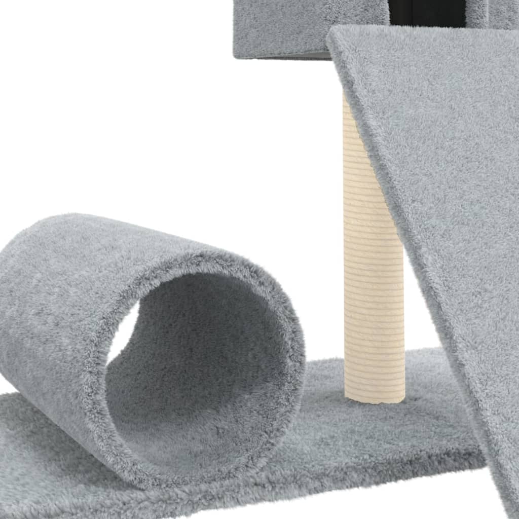 Meuble pour chat avec griffoir en sisal 59 cm couleur crème