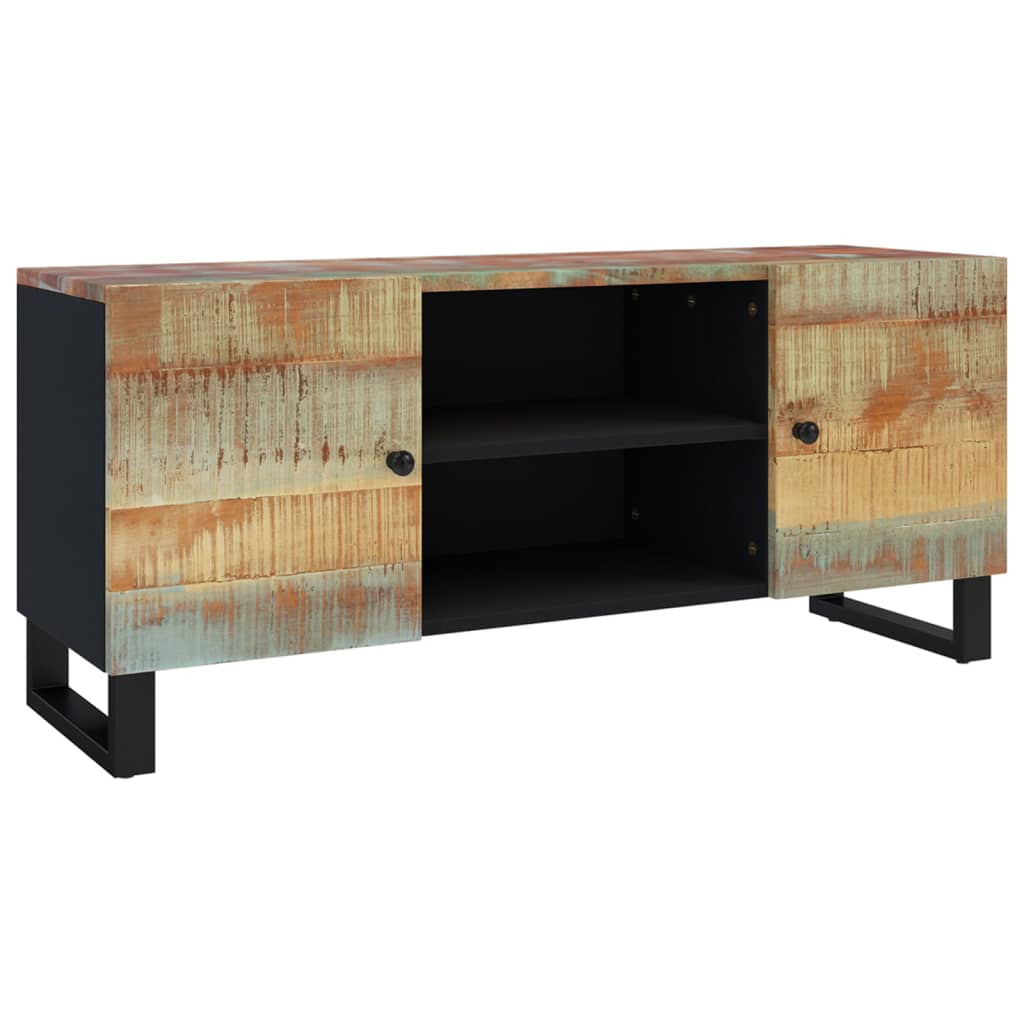 Tv-meubel 105x33x46 cm massief teruggewonnen hout