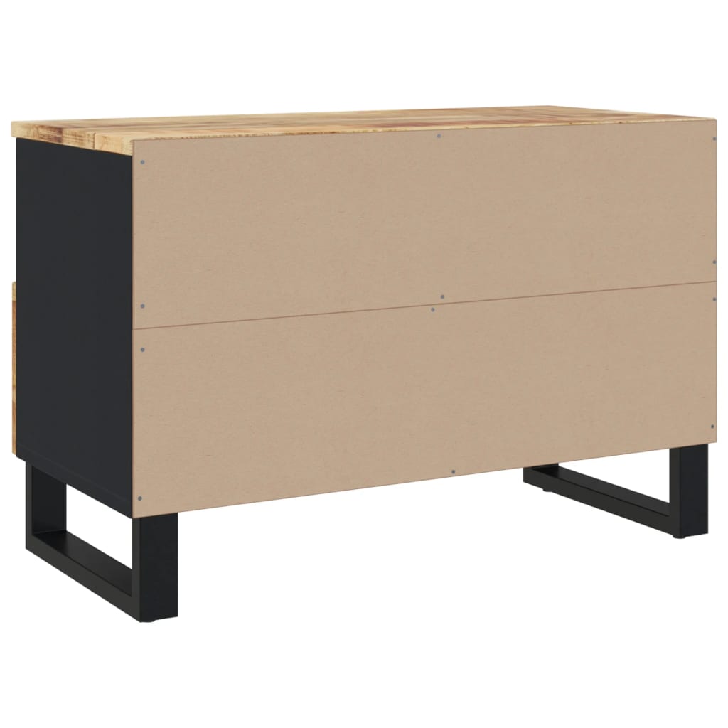 Tv-meubel 70x33x46 cm massief mangohout