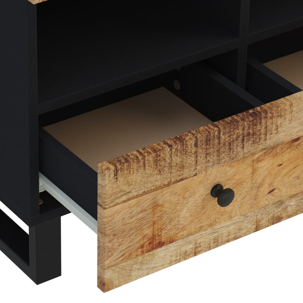 Tv-meubel 70x33x46 cm massief mangohout