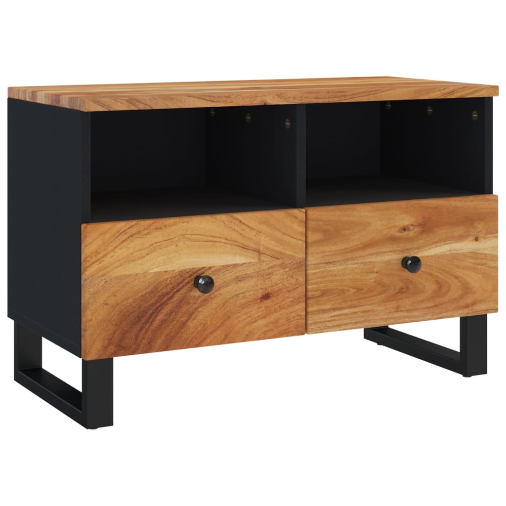 Meuble TV 70x33x46cm bois de récupération massif