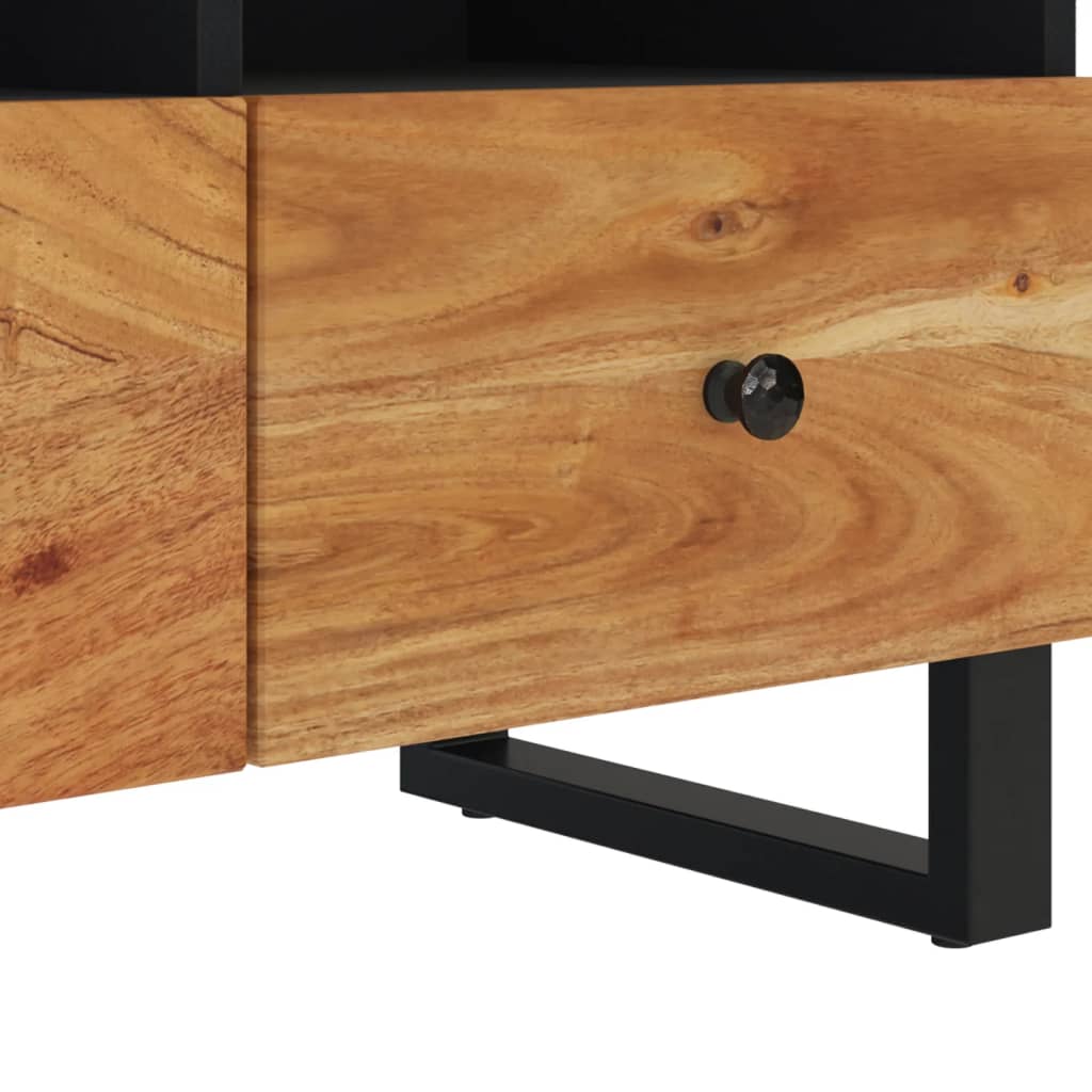 Meuble TV 70x33x46cm bois de récupération massif