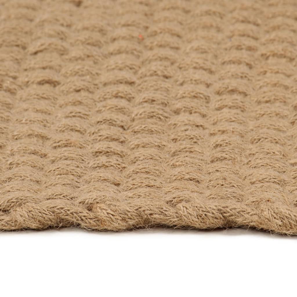 Tapis rectangulaire 80x160 cm jute naturel