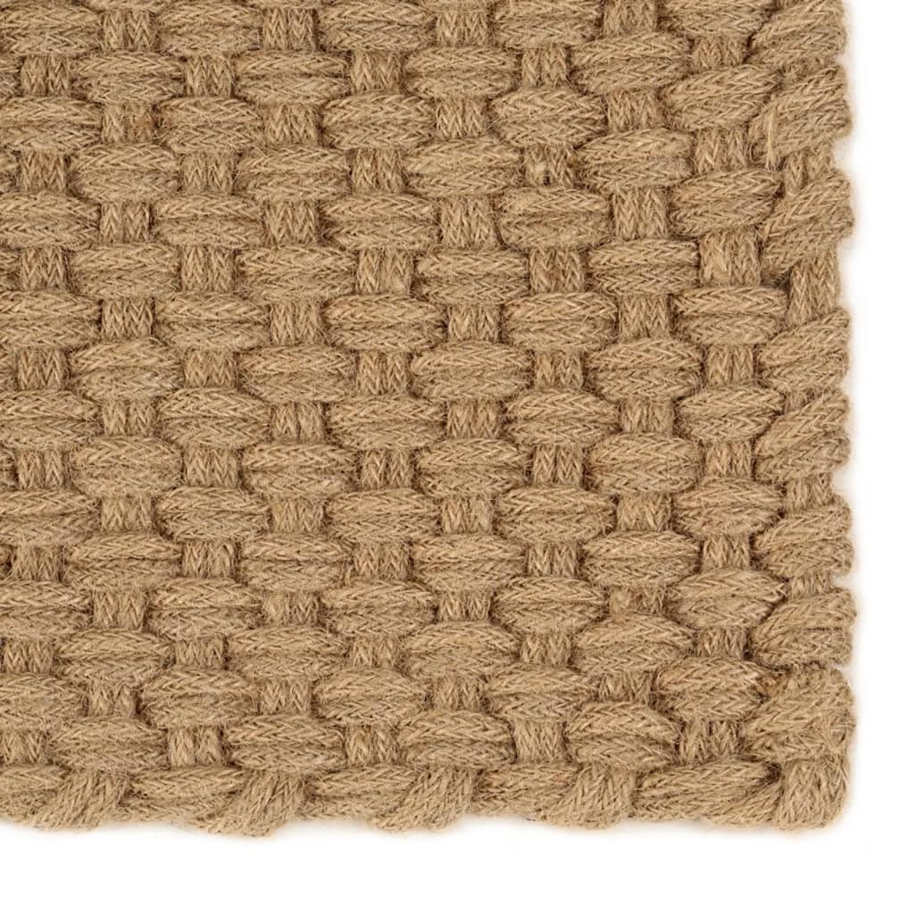 Tapis rectangulaire 80x160 cm jute naturel