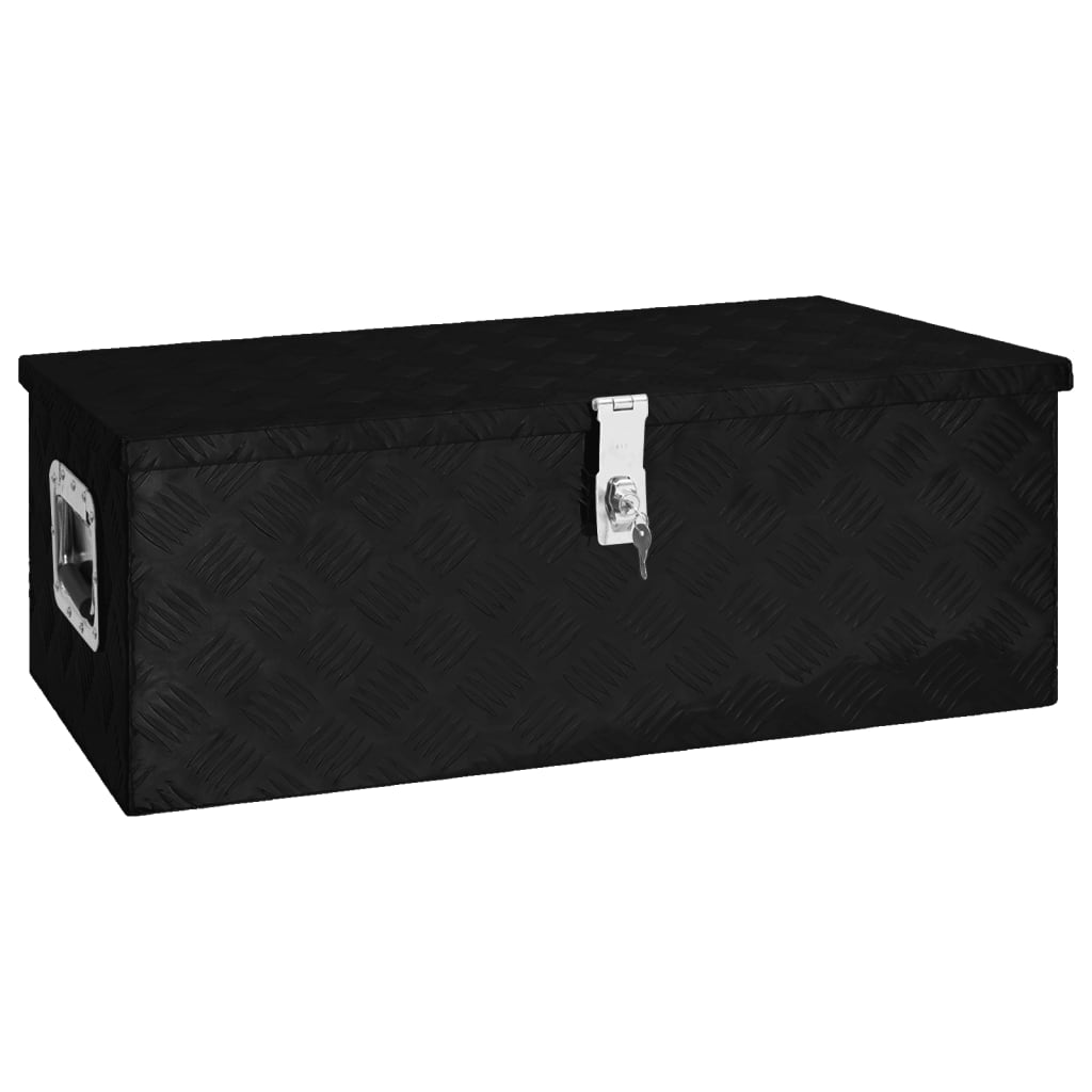 Opbergbox 50x15x20,5 cm aluminium