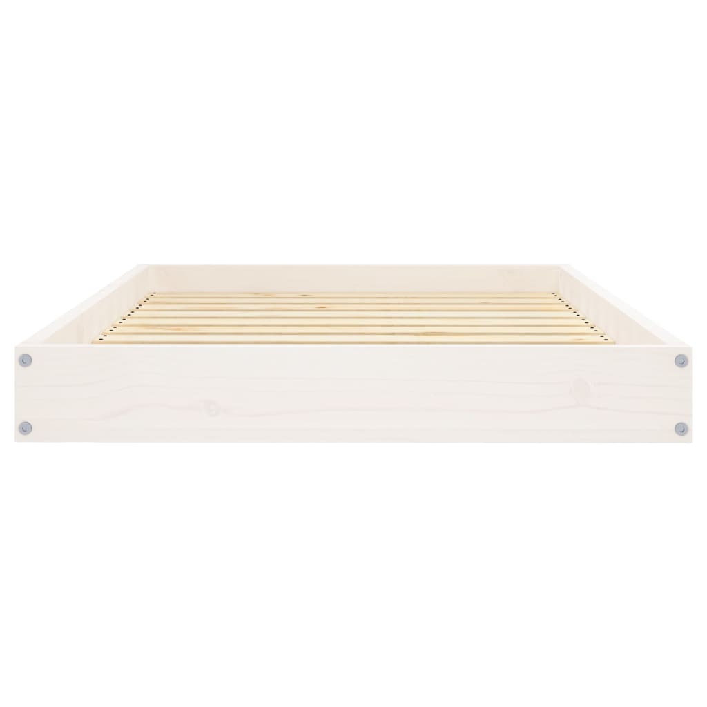 Lit pour chien 91,5x64x9 cm en bois de pin massif