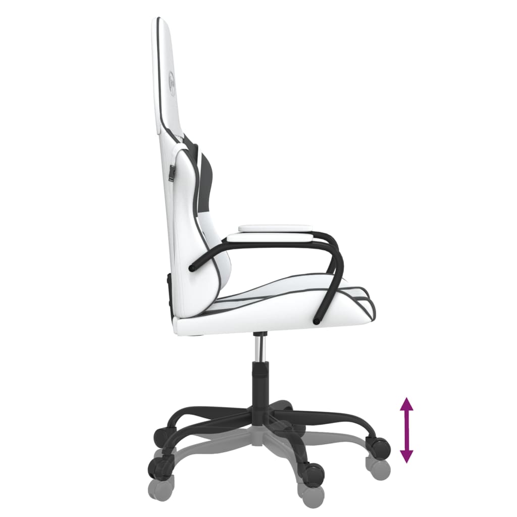 Fauteuil gamer massant simili cuir