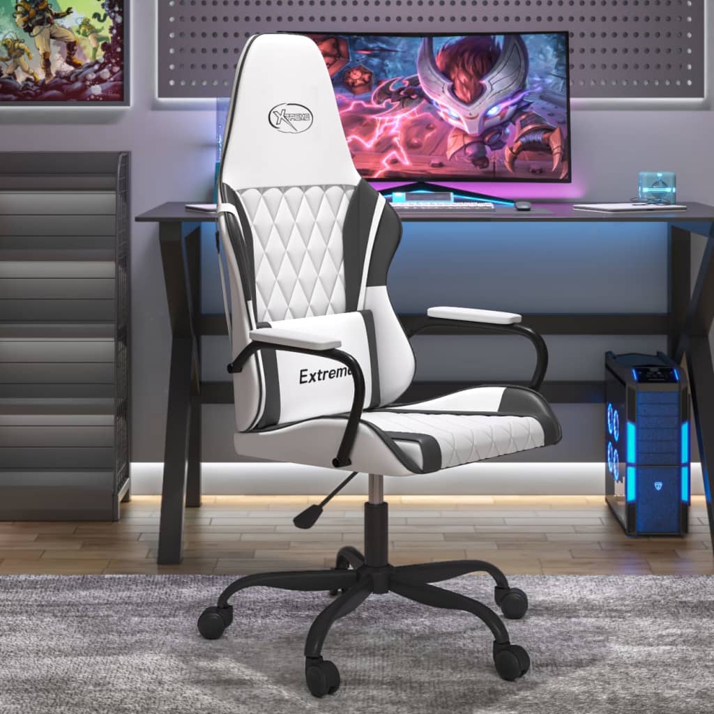 Fauteuil gamer massant simili cuir