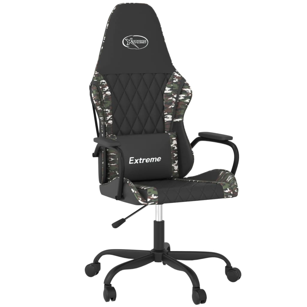 Fauteuil gamer massant simili cuir