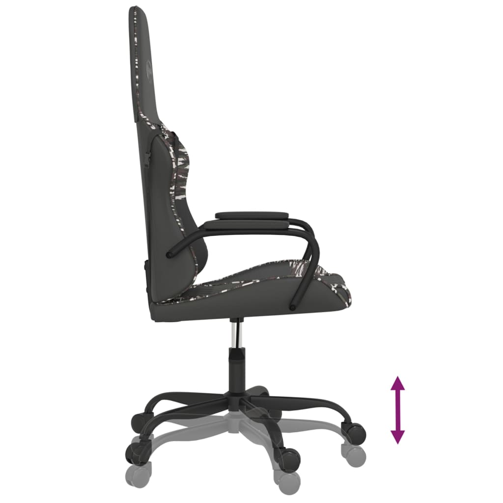 Fauteuil gamer massant simili cuir