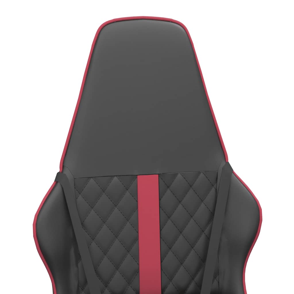 Fauteuil de jeu massant simili cuir et