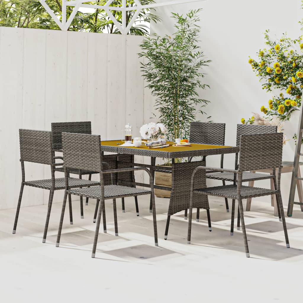 5-delige Tuinset poly rattan