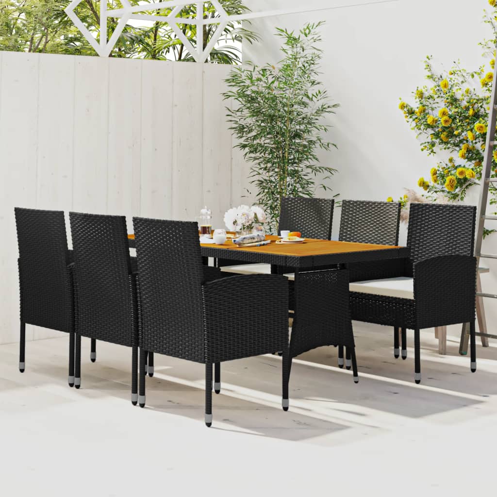 9-delige Tuinset poly rattan