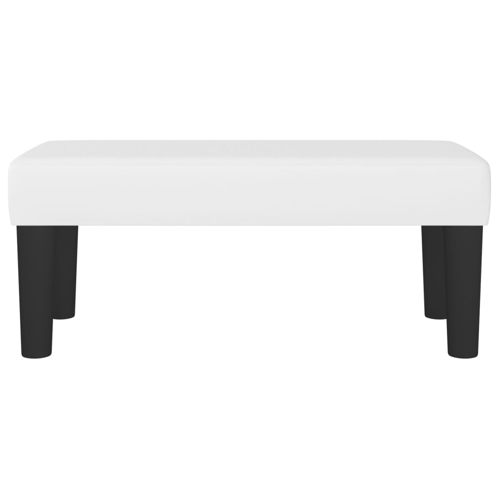 Banc 70x30x30 cm cuir artificiel noir