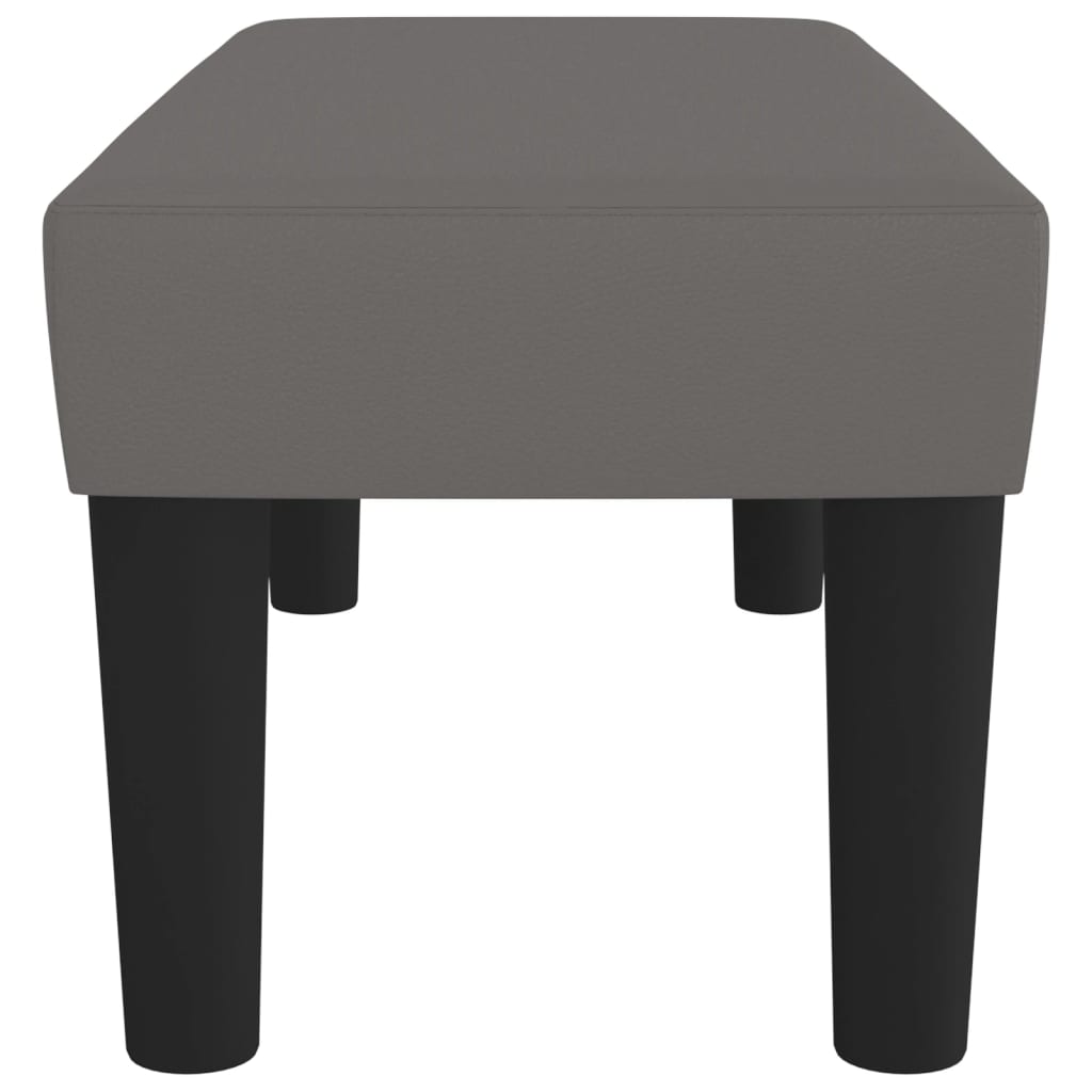 Banc 70x30x30 cm cuir artificiel noir