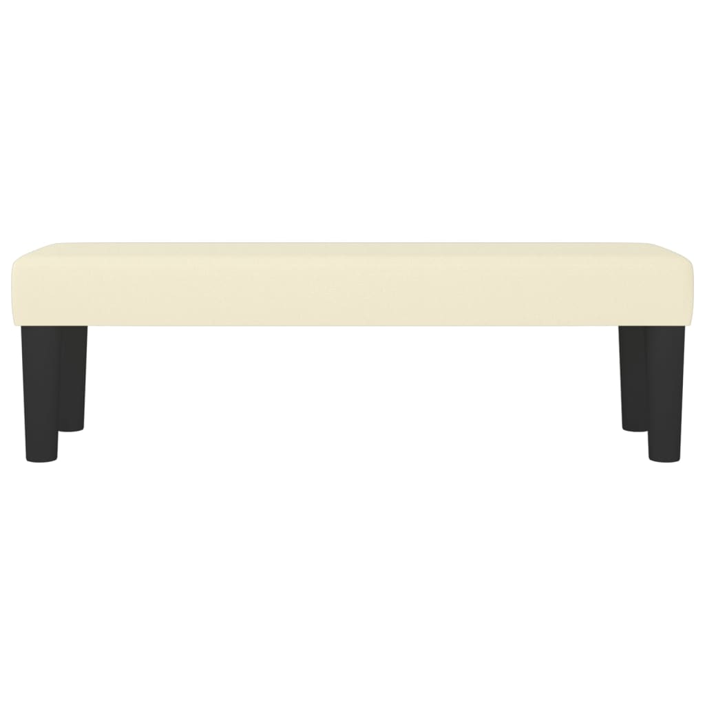 Banc 70x30x30 cm cuir artificiel noir