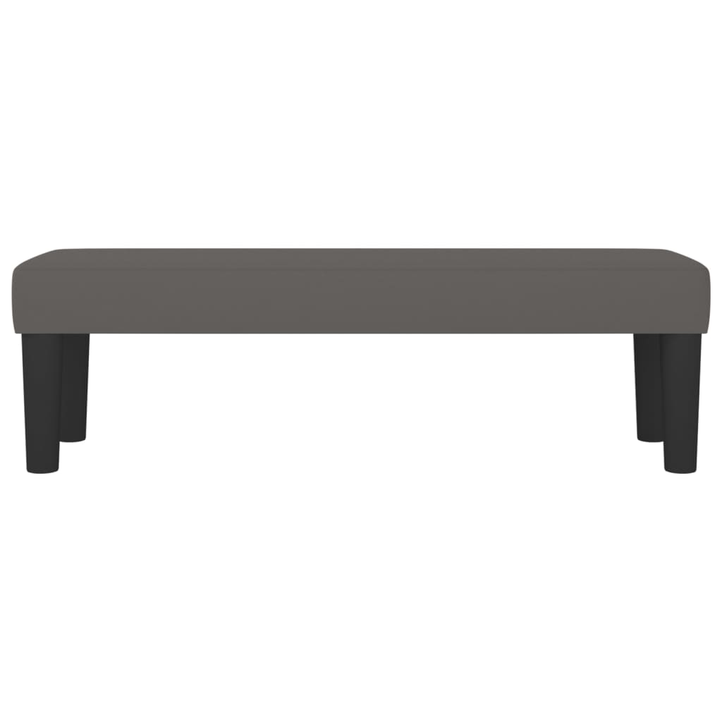 Banc 70x30x30 cm cuir artificiel noir