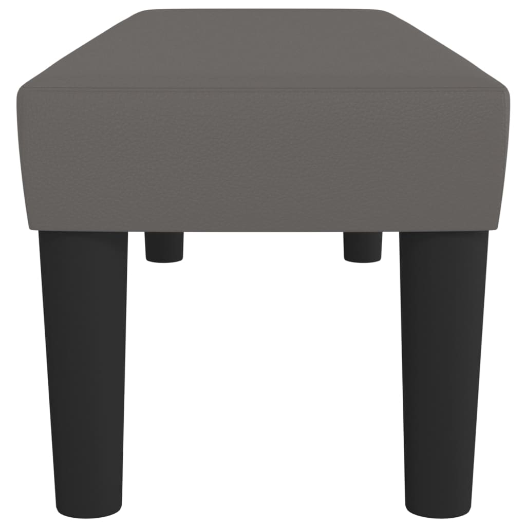 Banc 70x30x30 cm cuir artificiel noir