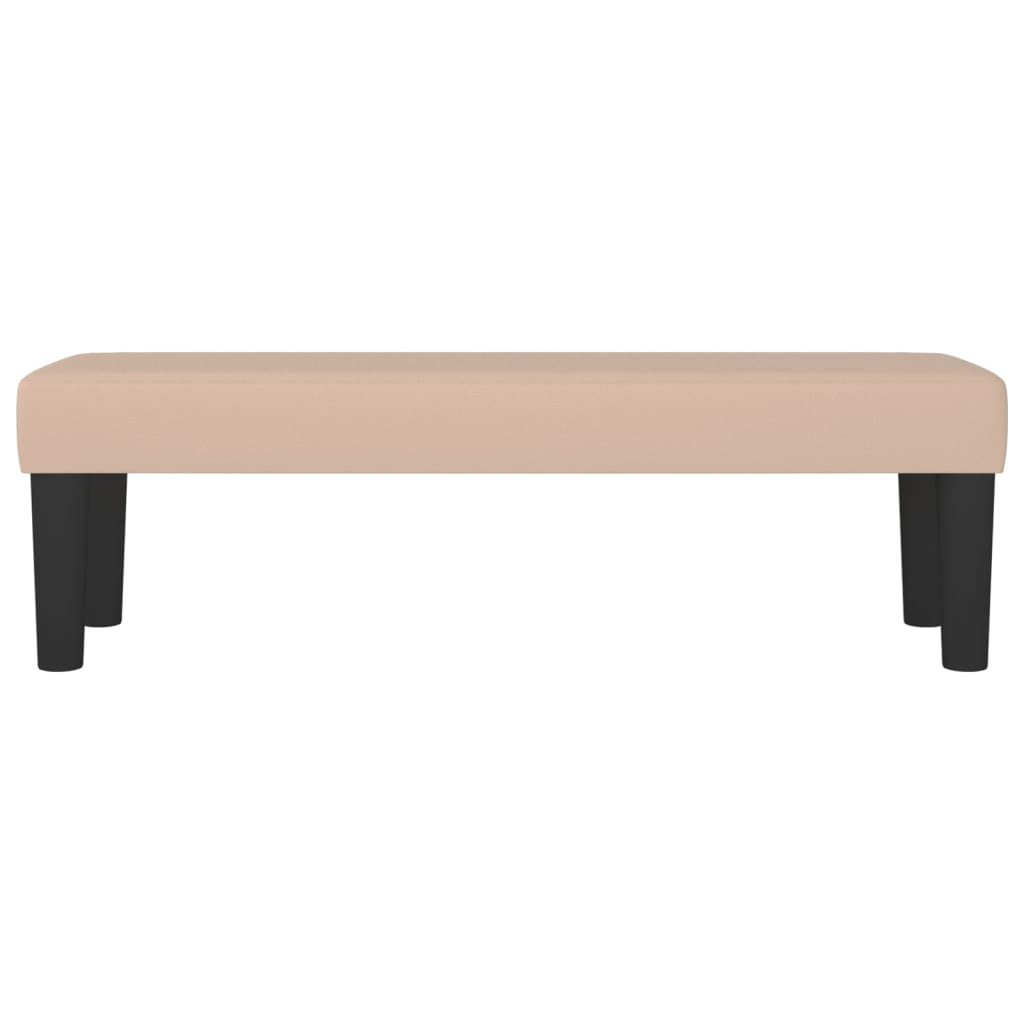 Banc 70x30x30 cm cuir artificiel noir