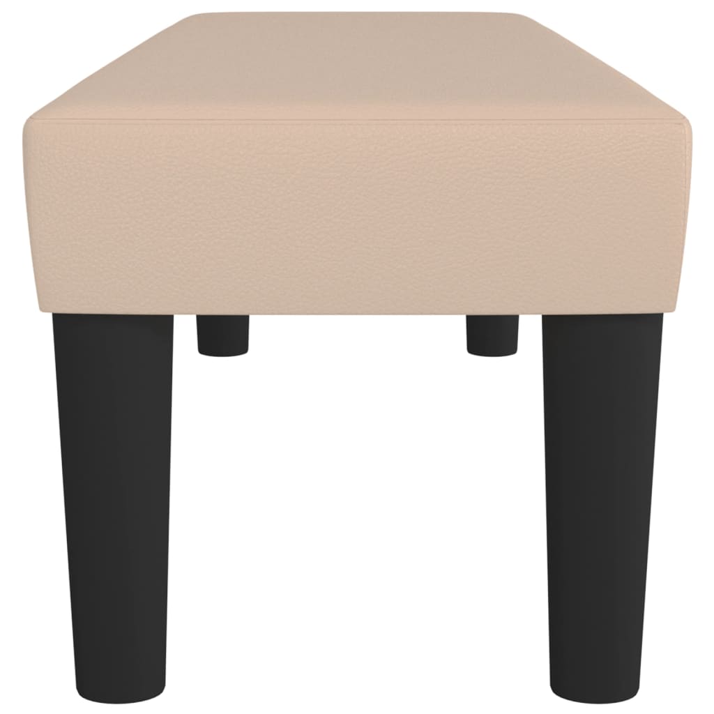 Banc 70x30x30 cm cuir artificiel noir