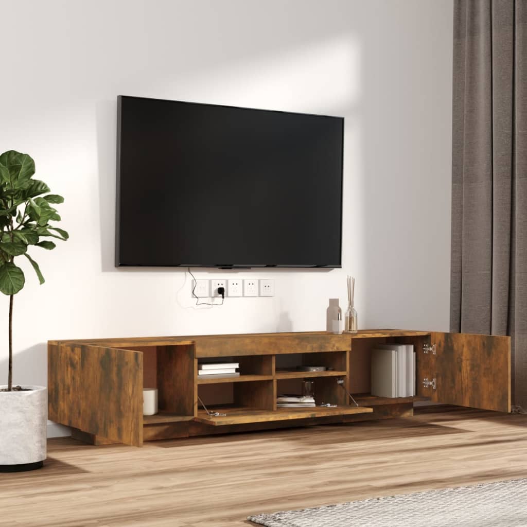 Tv-meubel met LED-verlichting 180x35x40 cm