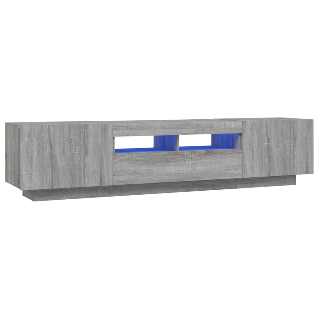 Tv-meubel met LED-verlichting 180x35x40 cm