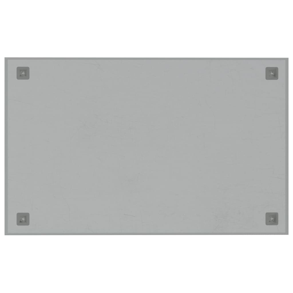 Magneetbord voor aan de wand 60x30 cm gehard glas wit