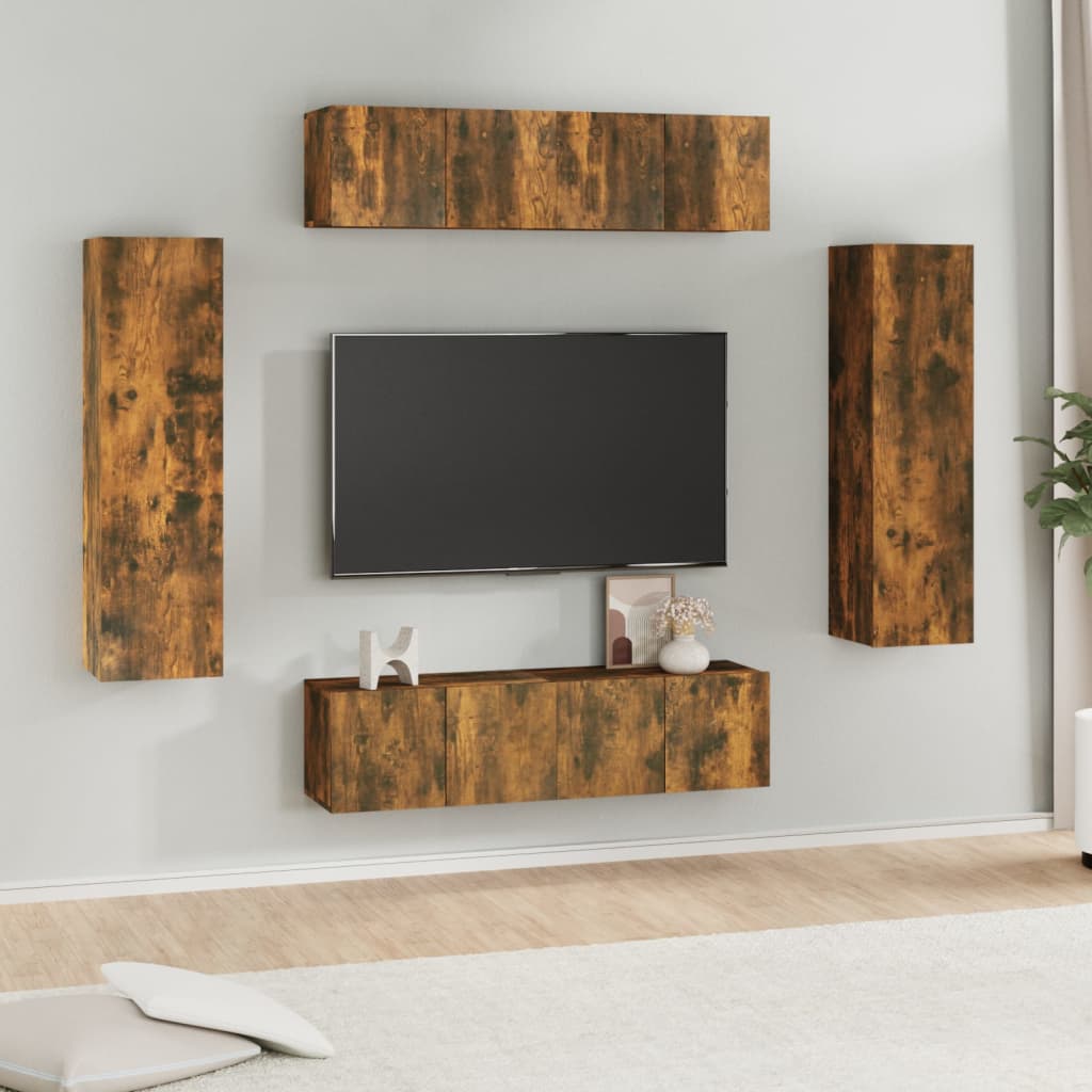 Ensemble de meubles TV 4 pièces en bois