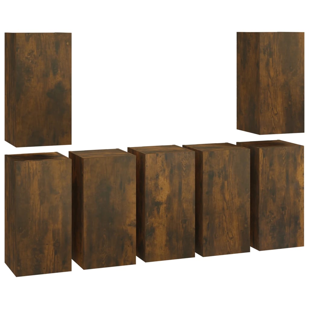 Meuble TV 7 pcs 30,5x30x60 cm bois d'ingénierie